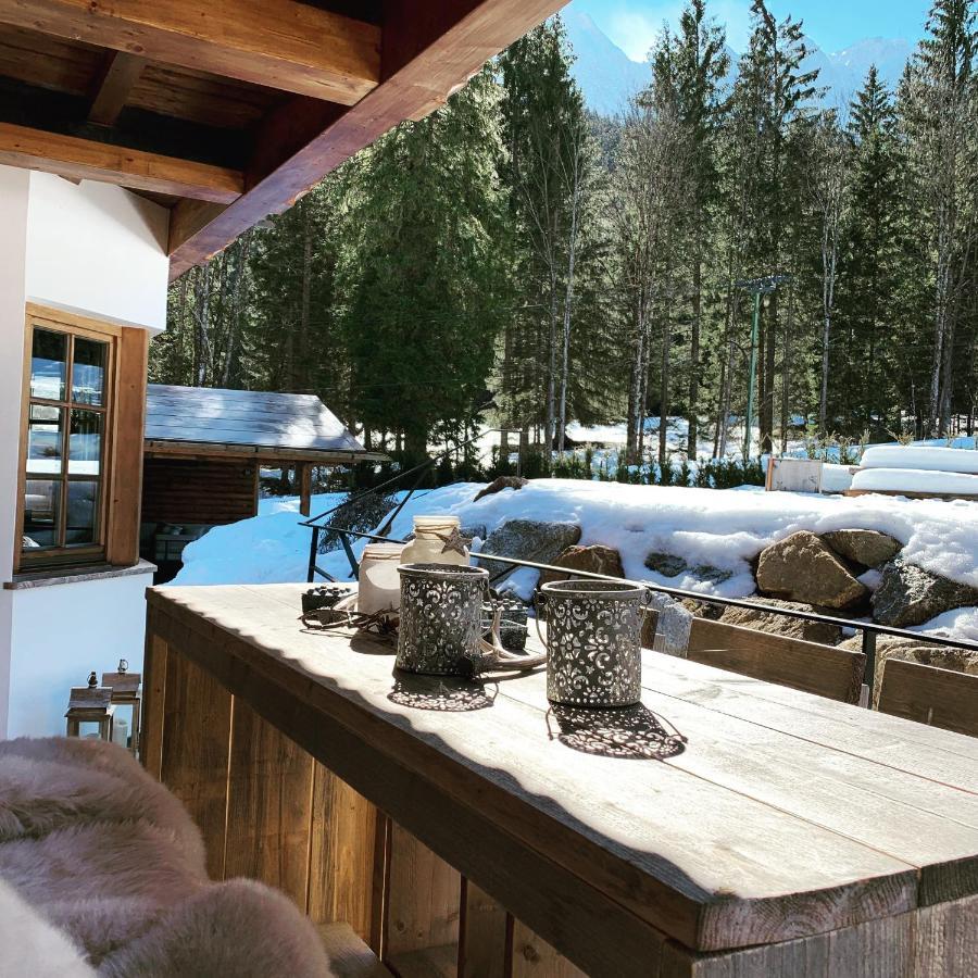 Chalet S - 5 Sterne Luxus Ferienhaus Direkt Am Eibsee Und Zugspitze Grainau Exterior foto