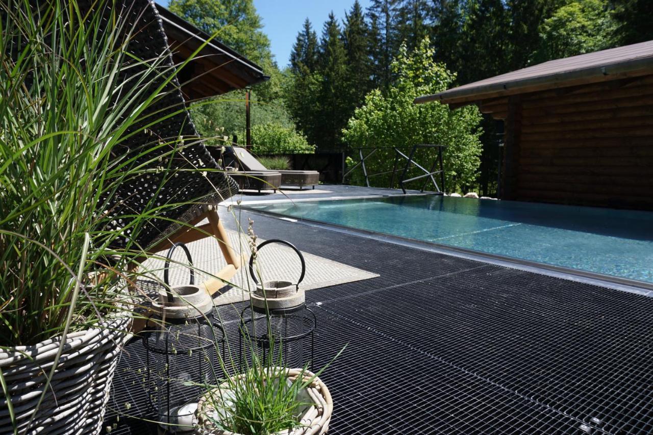 Chalet S - 5 Sterne Luxus Ferienhaus Direkt Am Eibsee Und Zugspitze Grainau Exterior foto